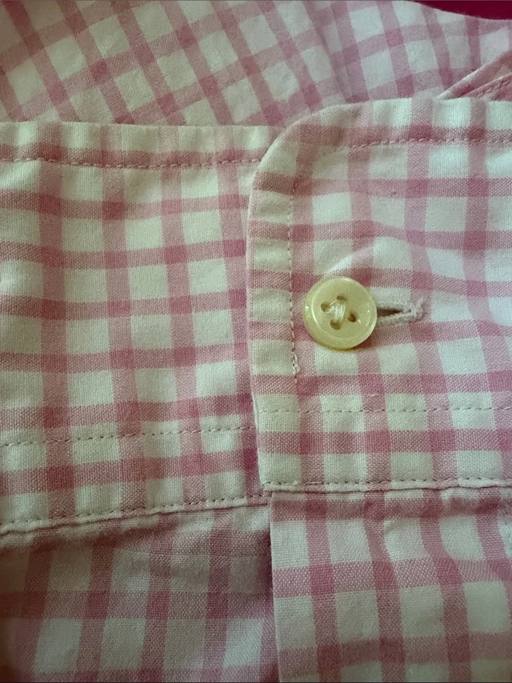 Polo by Ralph Lauren Pink and White Gingham Button-Down Shirt